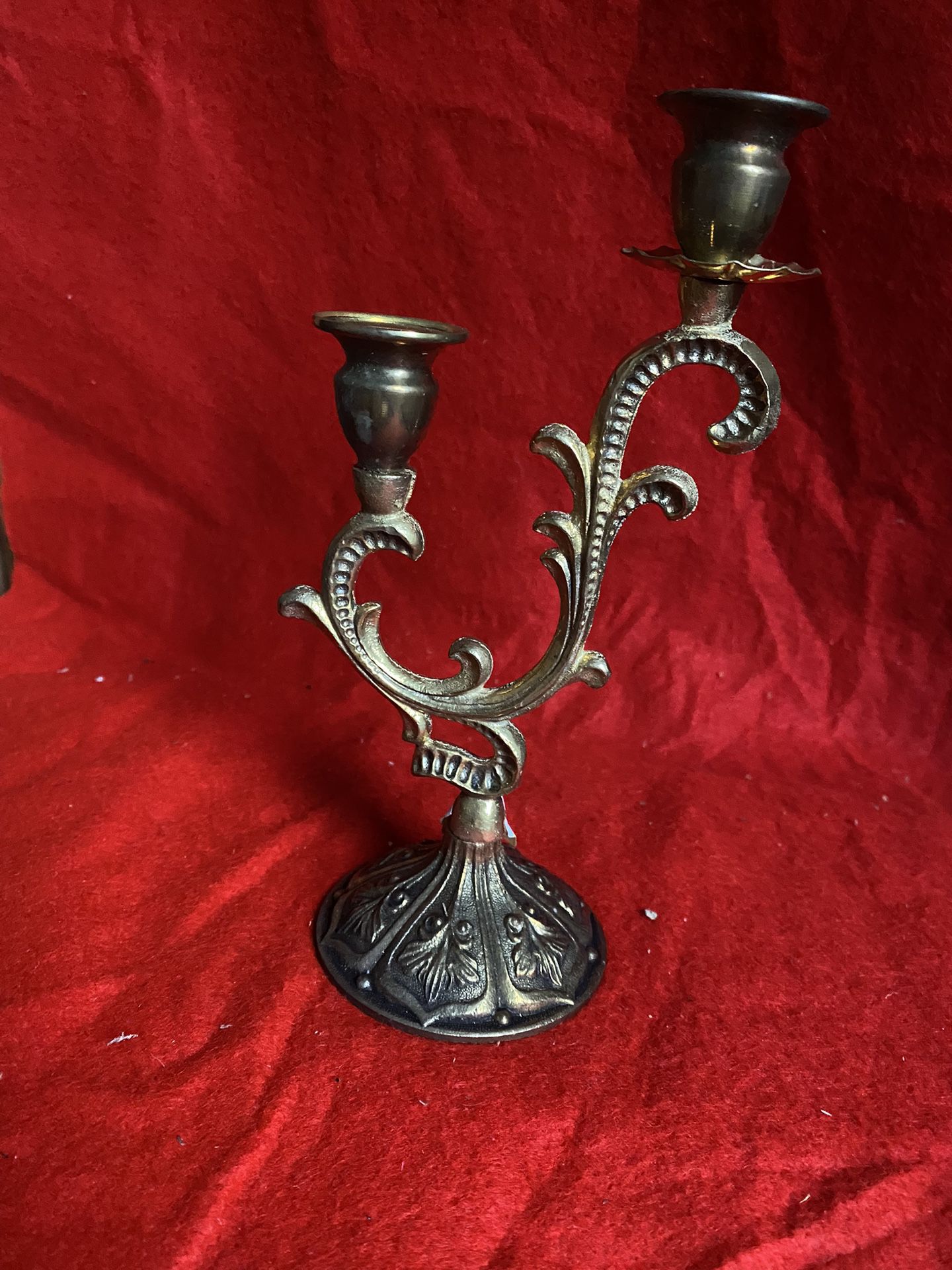 8 Inch 2 Candle Holder Imported From Greece