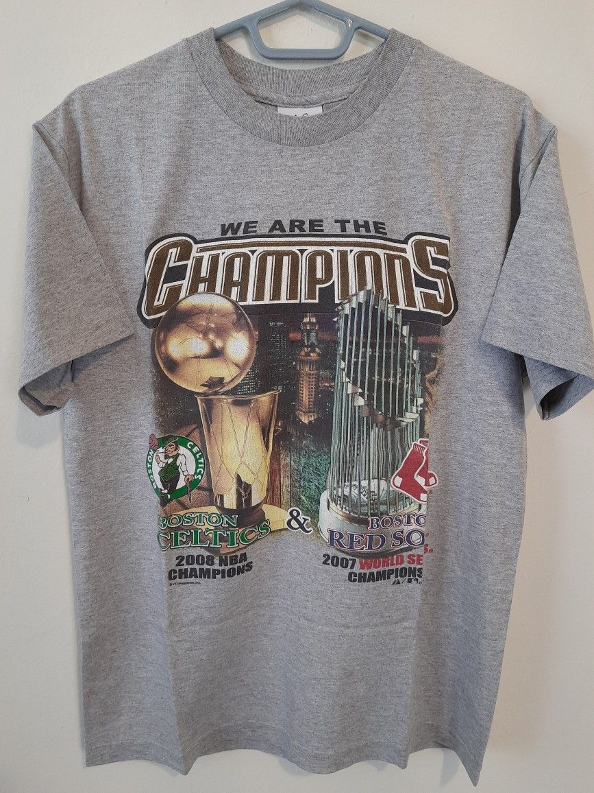 Boston Celtics 2008 Champions Majestic Shirt Men's Medium