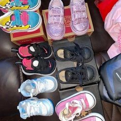 Children size 4, 4.5 and 5 shoes $15 each