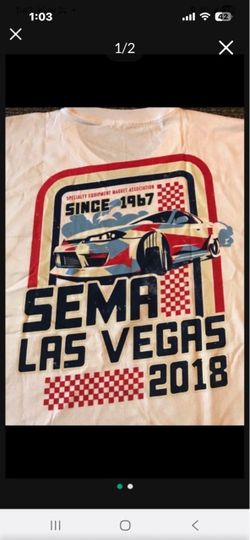 NEW Sema Las Vegas Car Motor Race Sports Limited Edition Collectible Tee T-shirt