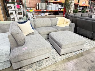 Grey Fabric Sectional from Costco