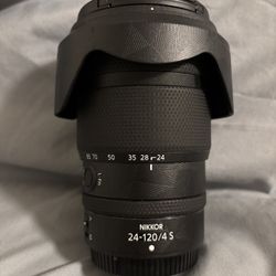 Nikon 24-120mm f/4 S Nikkor Z zoom lens