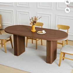 70.8 Inch  Dining Table for Rustic Farmhouse,