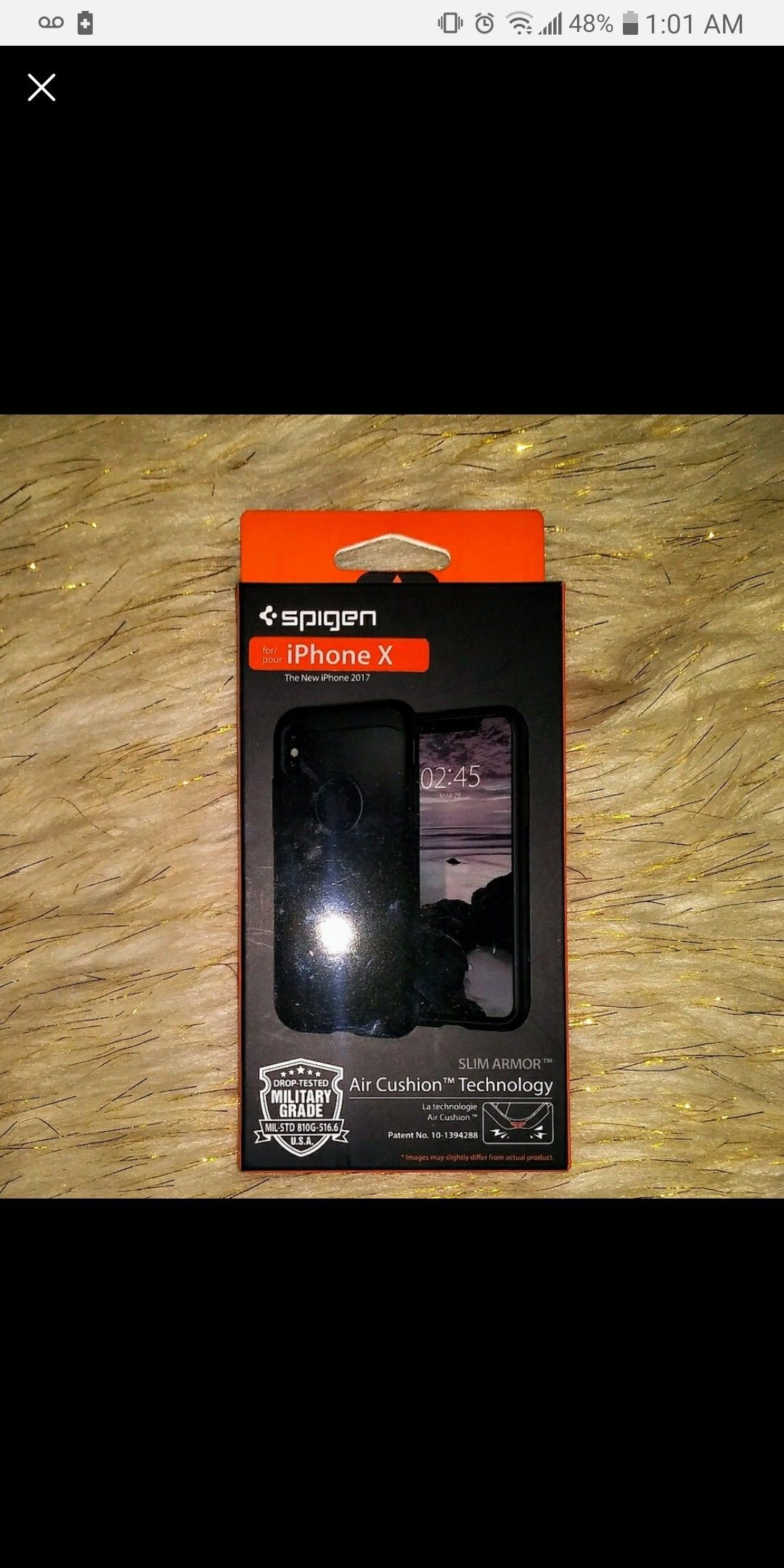 Spigen Slim Amour Air Cusion iPhone X Case