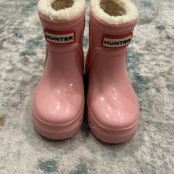 Pink Hunter Toddler Rain Boots (size 5)