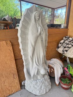 Virgin Mary Cement Statue