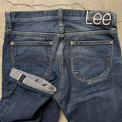 Lee 101 Z Western Heritage Straight-Fit Selvedge Denim Jeans W33 L34