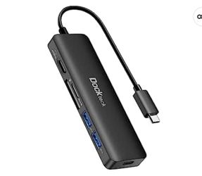 DOCKTECK USB  C Hub PD Adapter.  (New)