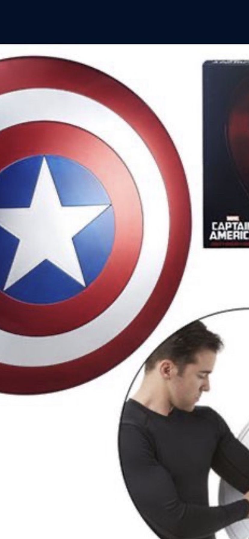 Marvel Legends Captain America Shield (good Condition) No Box