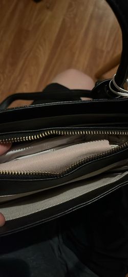 RADLEY London Liverpool Street Black Croc Embossed Leather Satchel