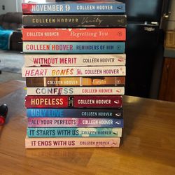 Lot Of Colleen Hoover Books