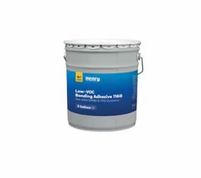 Henry Single-Ply Roofing SCAQMD 1168 Compliant Low-VOC Quick Bonding High-Strength Adhesive 1168 5 gal. (300 sq. ft.