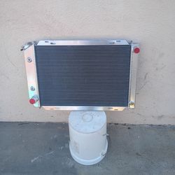 5.0 aluminum 3 row radiator Radiador de aluminio