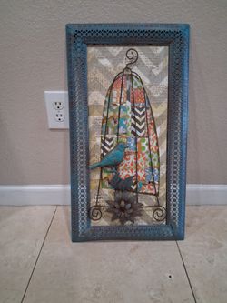Decorative Framed Bird art