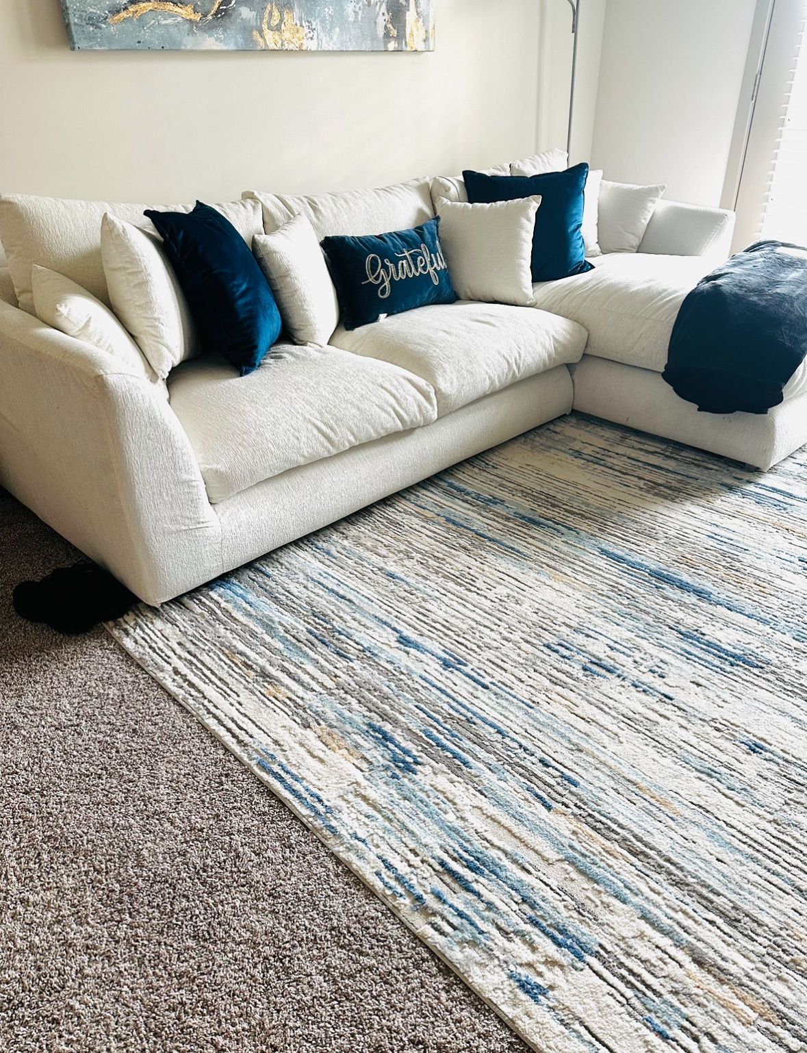 Mario Capasa White Sectional (Stain Resistant)