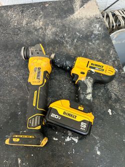 Dewalt grinder and drill
