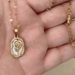 😍STUNNING STAINLESS STEEL CHAIN WITH CHARM