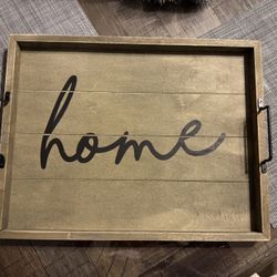 Wooden tray