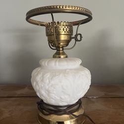 Milk Glass Lamp