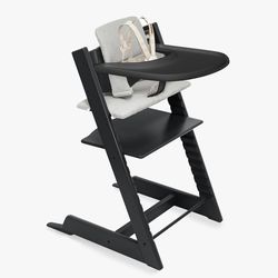 Stokke bundle High Chair plus pottery barn cushions