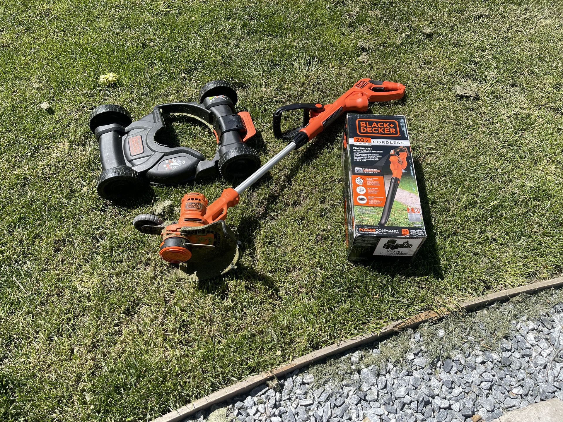 Weed Wacker/mower Combo And Cordless Leaf Blower