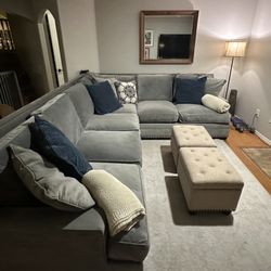 Sectional L Shape Couch/Sofa