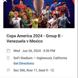 Mexico Vs Venezuela copa America 