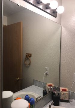 Bathroom vanity mirror