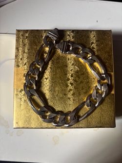 Men’s vintage bracelet silver 925 Italy 55 grams