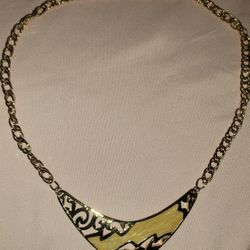 Necklace Goldtone New