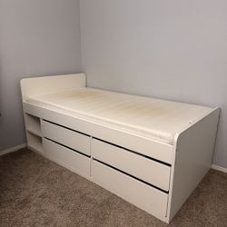IKEA Twin Bed with Storage Drawers – Great Condition 🛏️