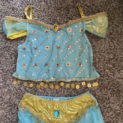 WALT DISNEY WORLD 4 PIECE JASMINE COSTUME