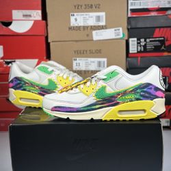 Size 10.5M - Grateful Dead x University Of Oregon x Nike Air Max 90