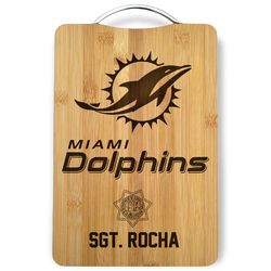Miami Dolphins Personalized Engraved Cutting Board