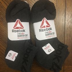 NWT Reebok Quarter socks 12 Pairs