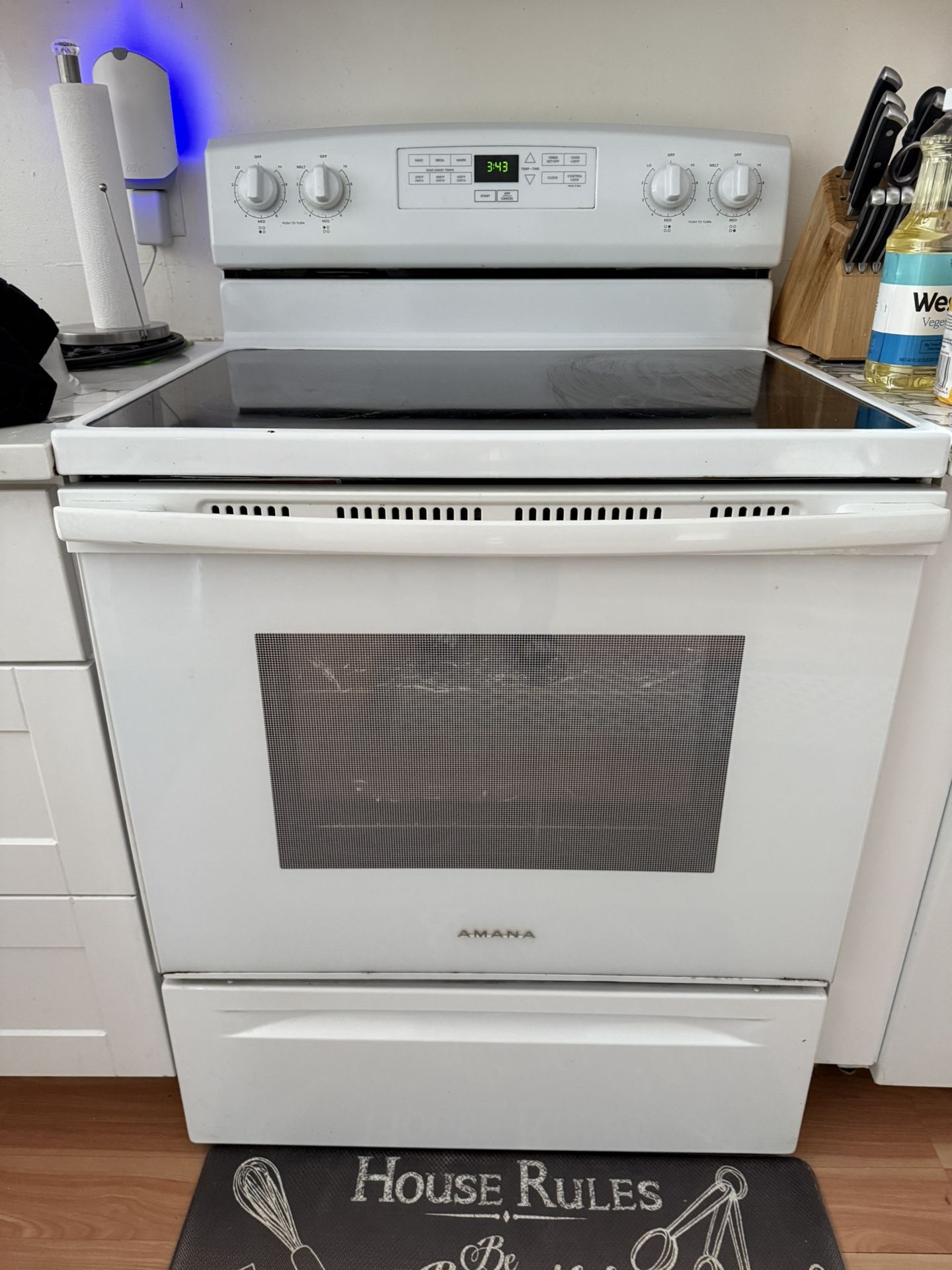 Amana 4 Burner Electric Range