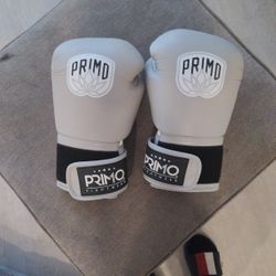 PRIMO FIGHTWEAR 1692 HAND CRAFTED GENUINE LEATHER MENS LARGE BOXING GLOVED EXCELLENT CONDITION