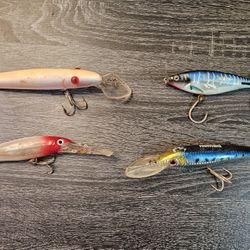 (4) Saltwater Fishing Lures