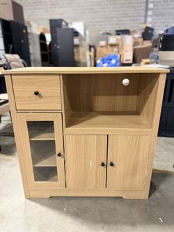 Kitchen Cabinet Stylish Wooden Sideboard for Dining Room Kitchen Hallway $100