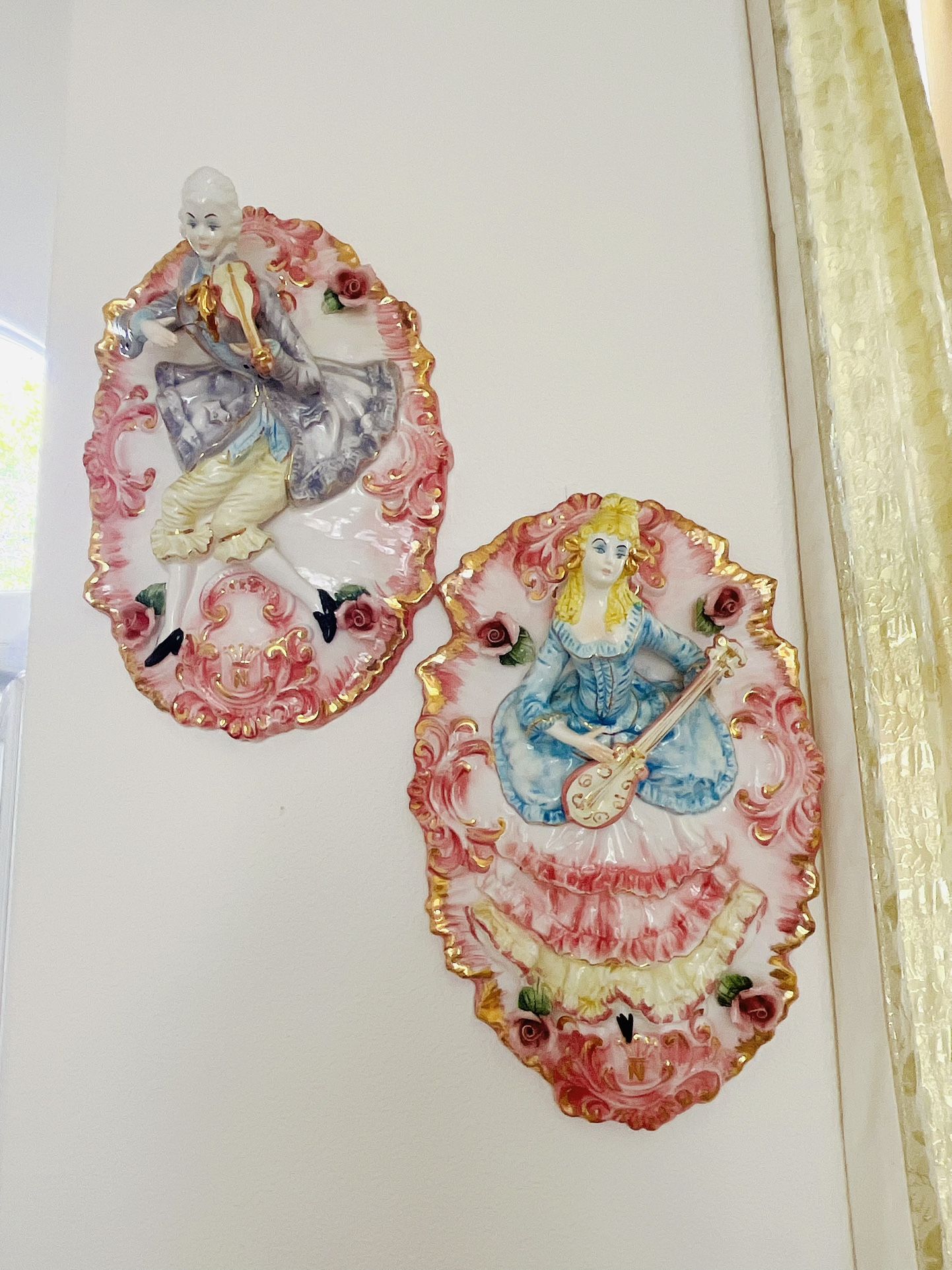 French Rococo wall plaque