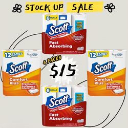 Scott Toilet Paper & Paper Towels Bundle 🔥 STOCK UP SALE 🔥