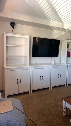 Book shelves -white