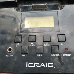 ICRAIG STEREO SYSTEM WITH APPLE DOCK