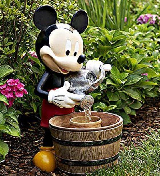 Disney Mickey Mouse Garden Planter Fountain