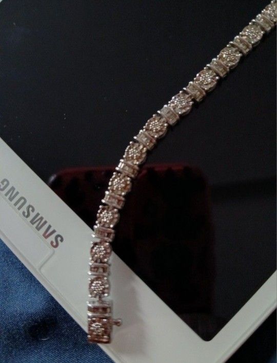 Sterling Silver Tennis Bracelet