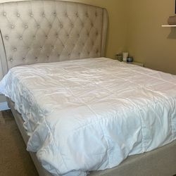 Queen Bed And Small Couch