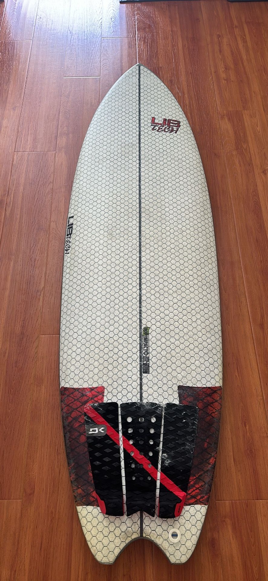 5’8” Libtech Funelator Surfboard 33.7 Liters