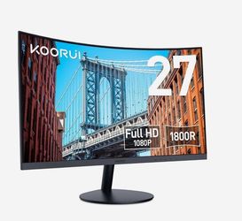 KOORUI 27-inch curved QHD monitor