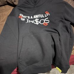 That's An Awful Lot Of Besos Hoddie Says Medium Really A Large 