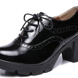 Oxford Platform Dress Shoes 